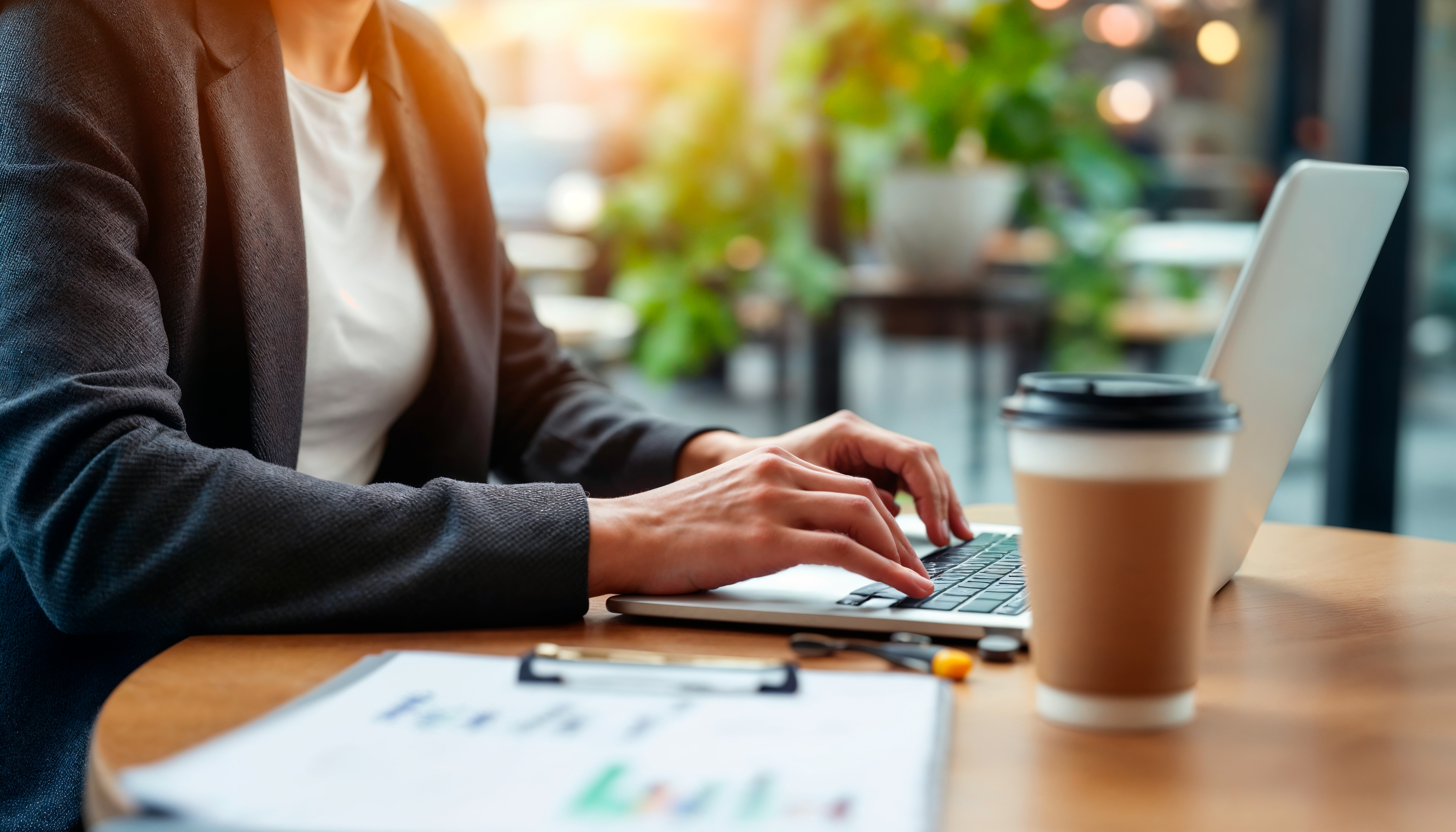Professional working on digital marketing campaigns